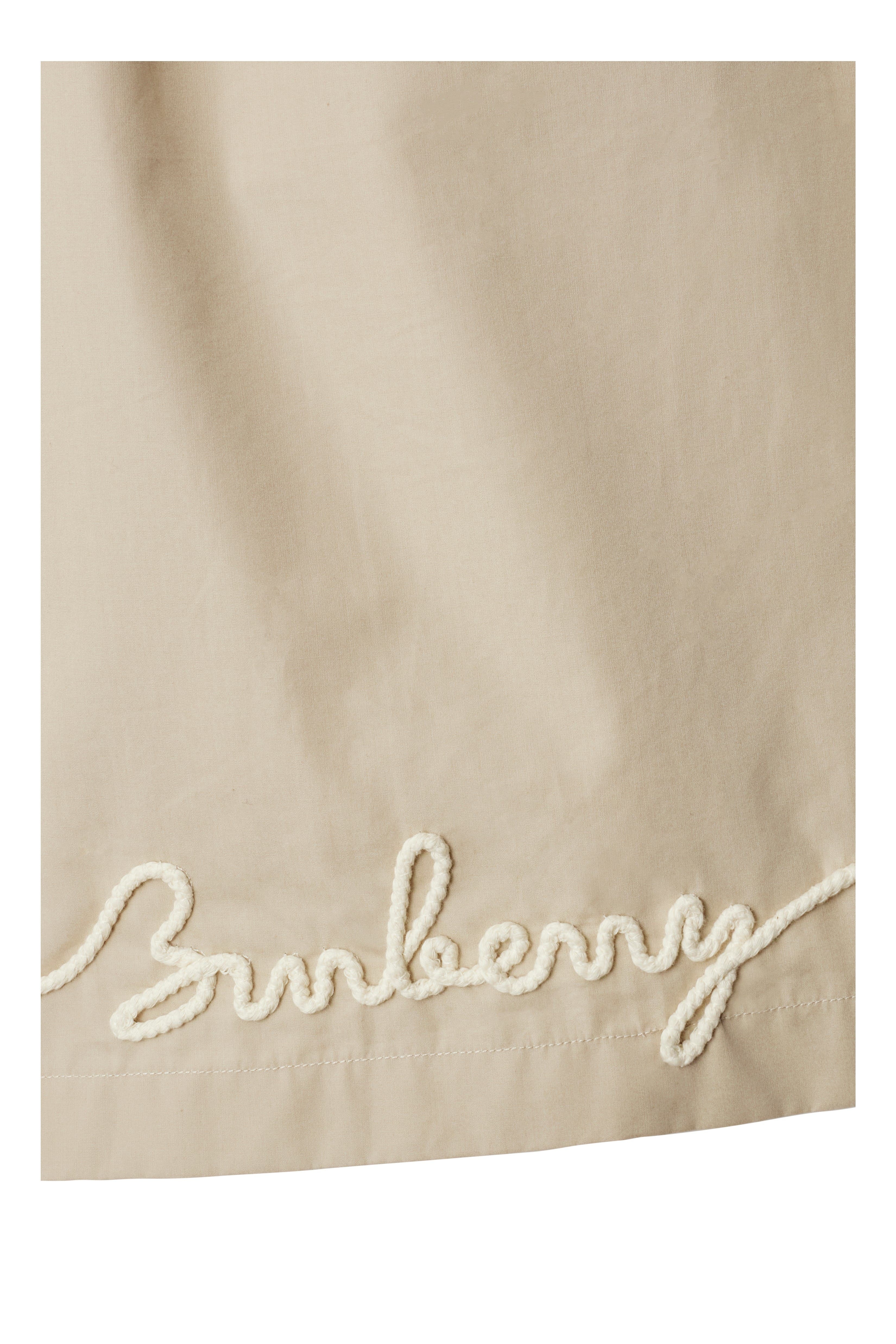 burberry Knot Logo Cotton Shorts in Fossil at Nordstrom - 3