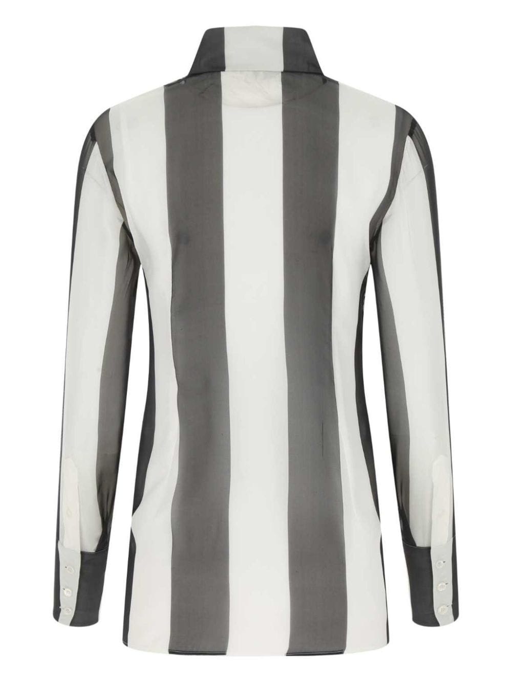 striped silk shirt - 2