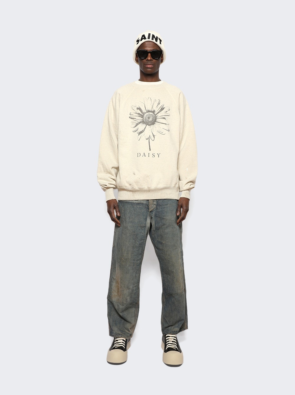 大人気♪【Saint Mxxxxxx】Daisy Sweatshirt Grey SAINT M×××××× Daisy Sweatshirt Grey | thewebster | REVERSIBLE