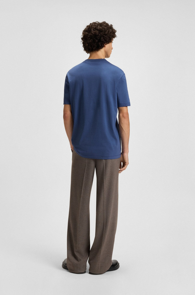 COTTON-JERSEY T-SHIRT WITH SPLIT-LOGO PRINT 5