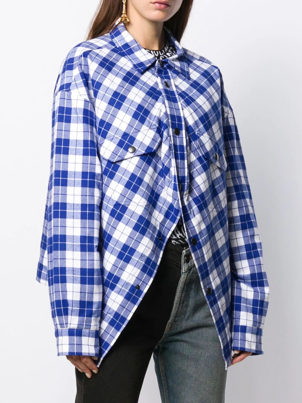 cropped swing canadian shirt - 3