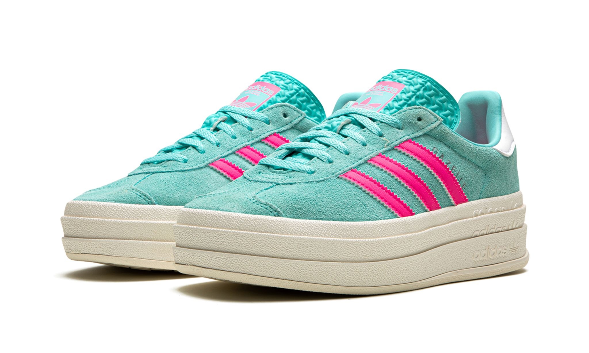 GAZELLE BOLD WMNS "Flash Aqua / Lucid Pink" - 2