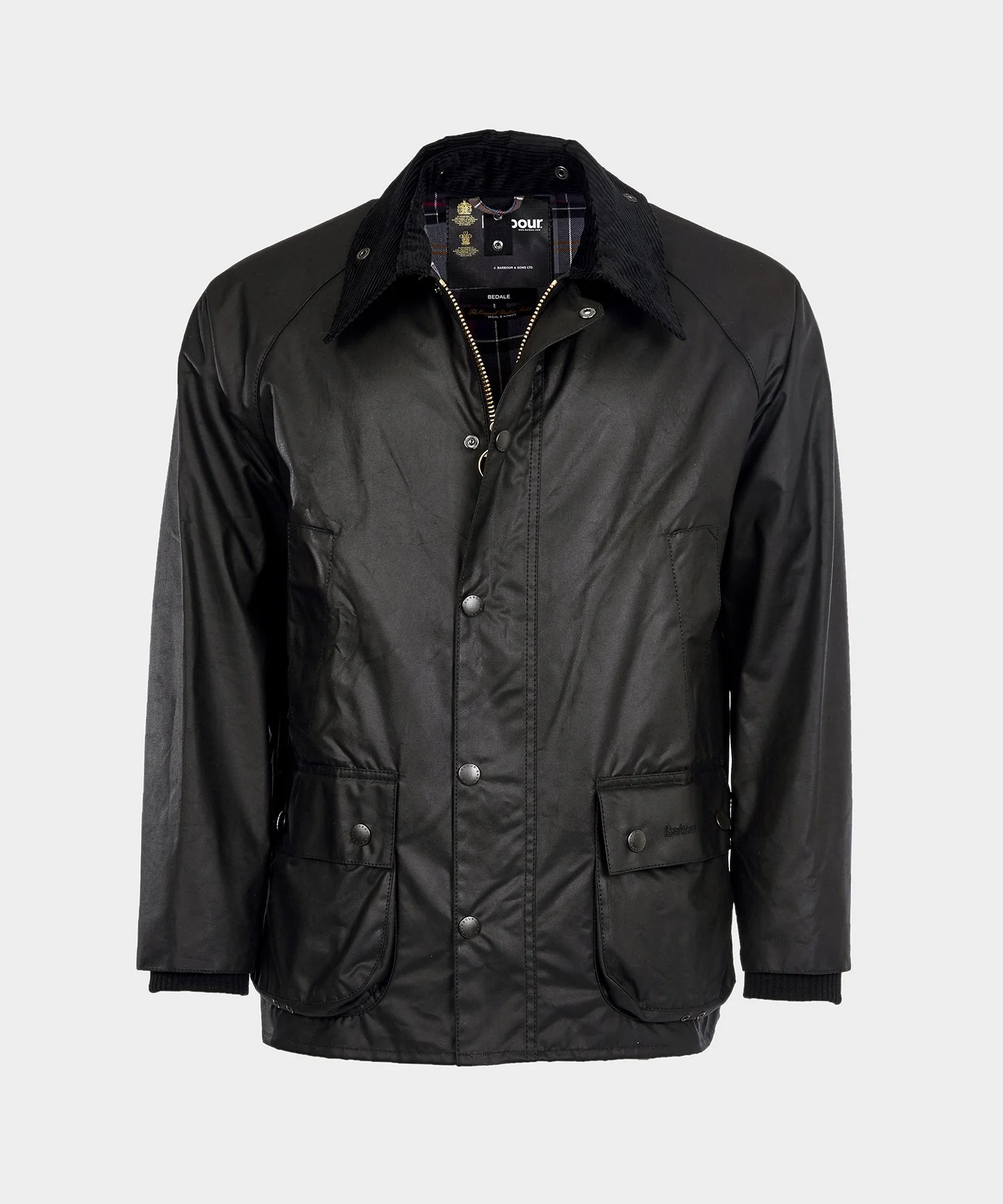 Barbour Classic Bedale Wax Jacket in Black - 1