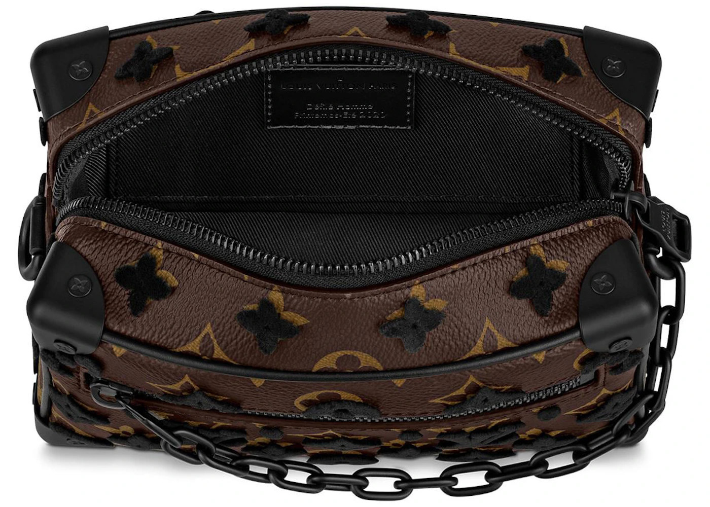 Louis Vuitton Mini Soft Trunk Monogram Tuffetage Black - 3
