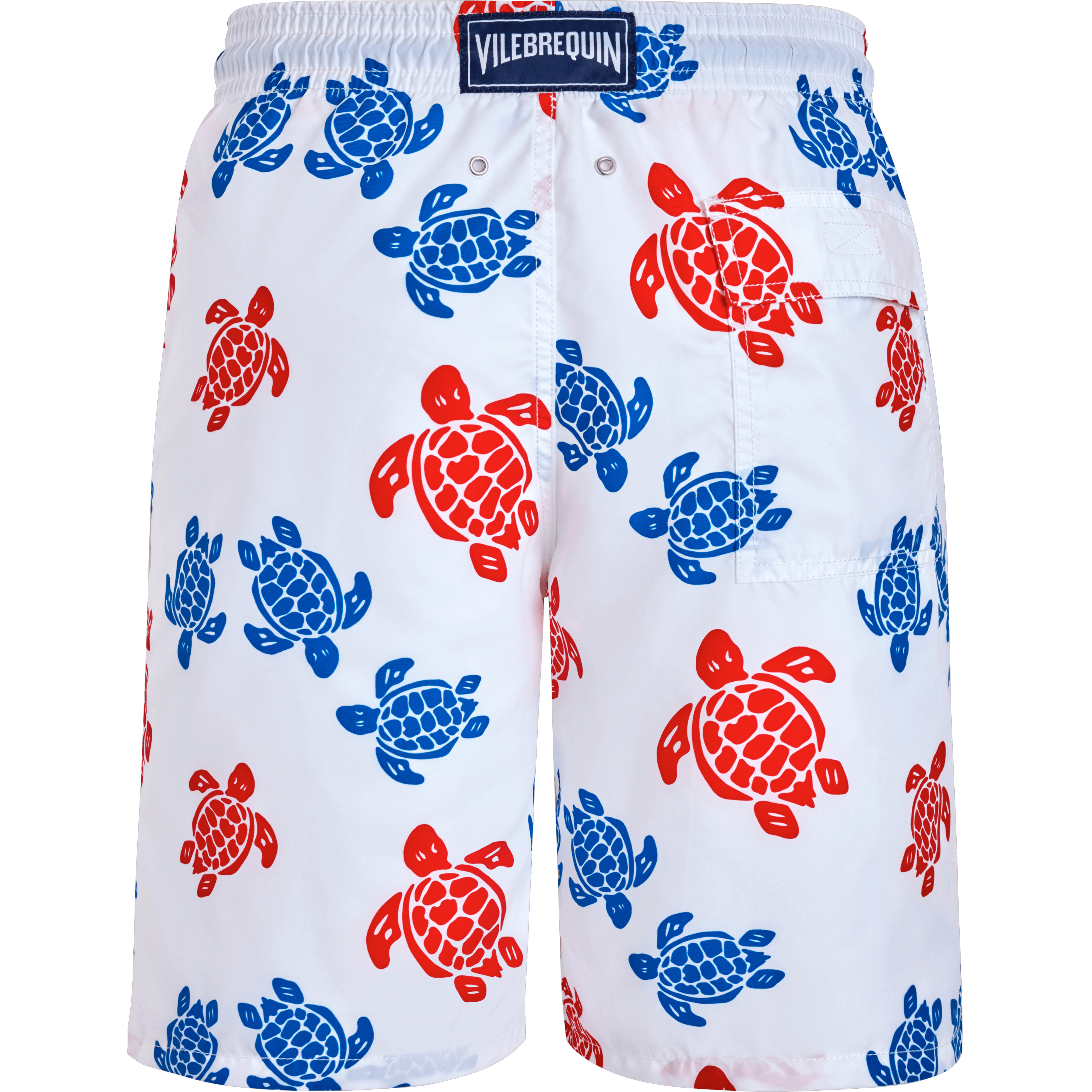 Men Long Swim Trunks Tortues Multicolores - 2