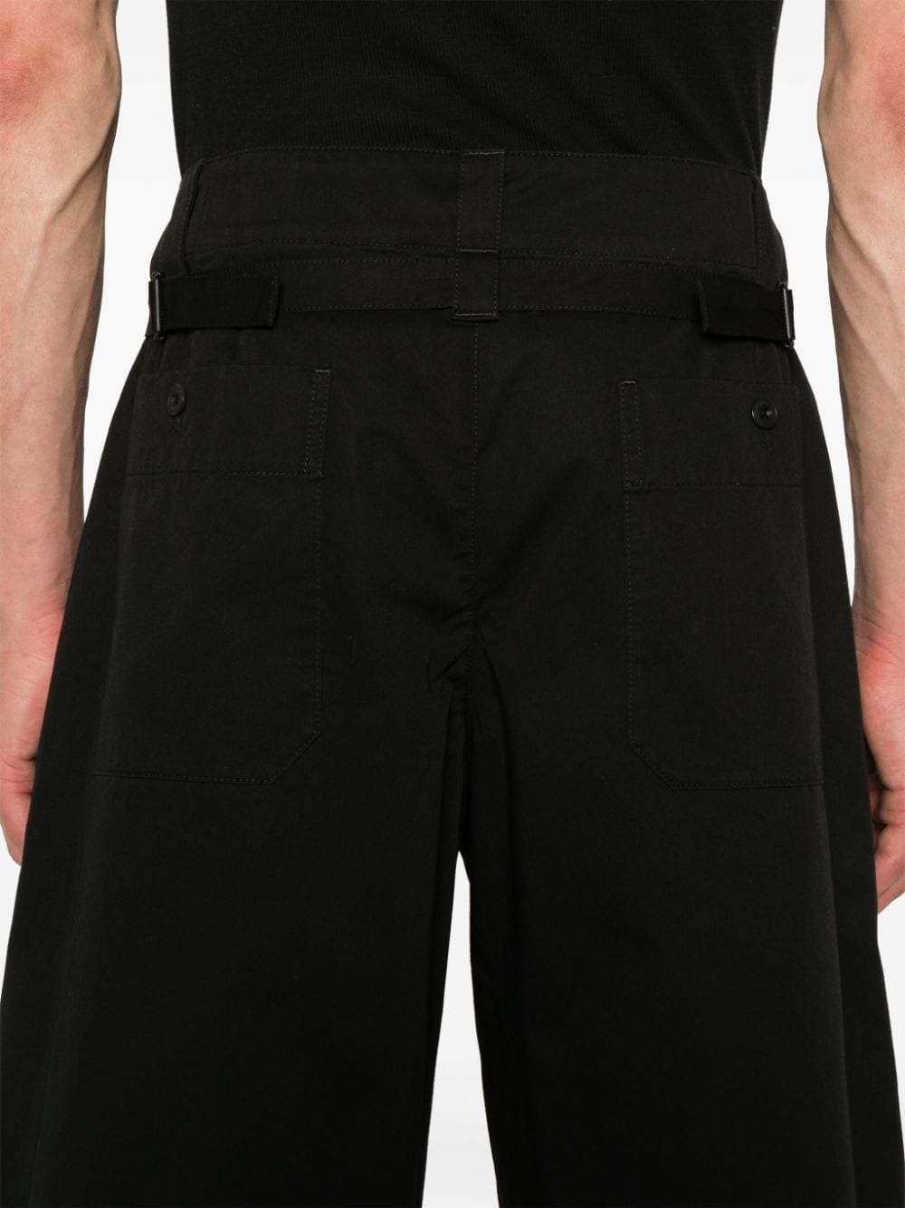 twill-weave bermuda shorts - 5