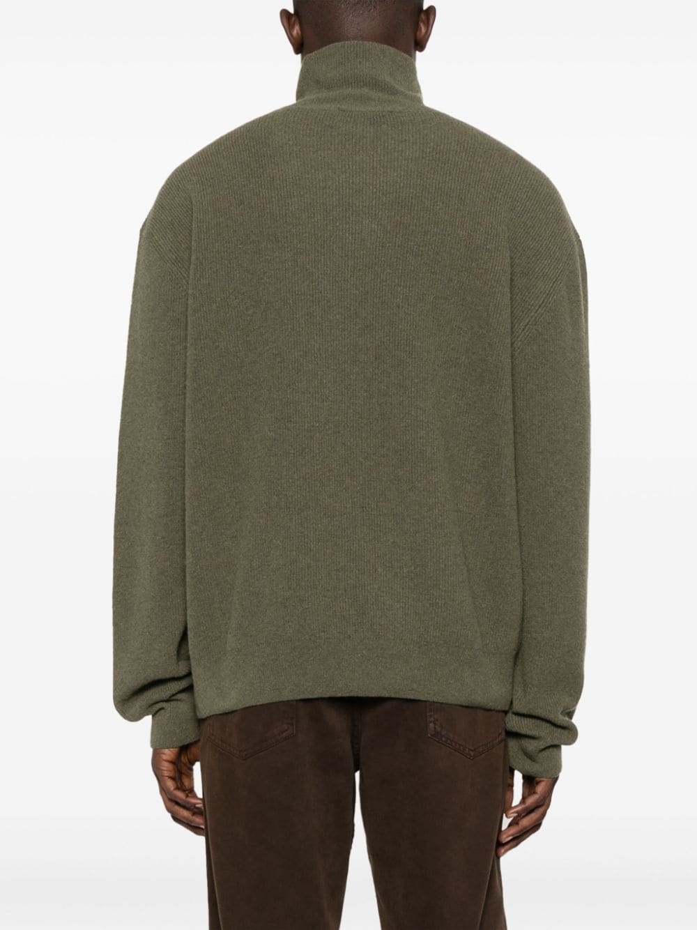 ribbed roll-neck jumper - 5