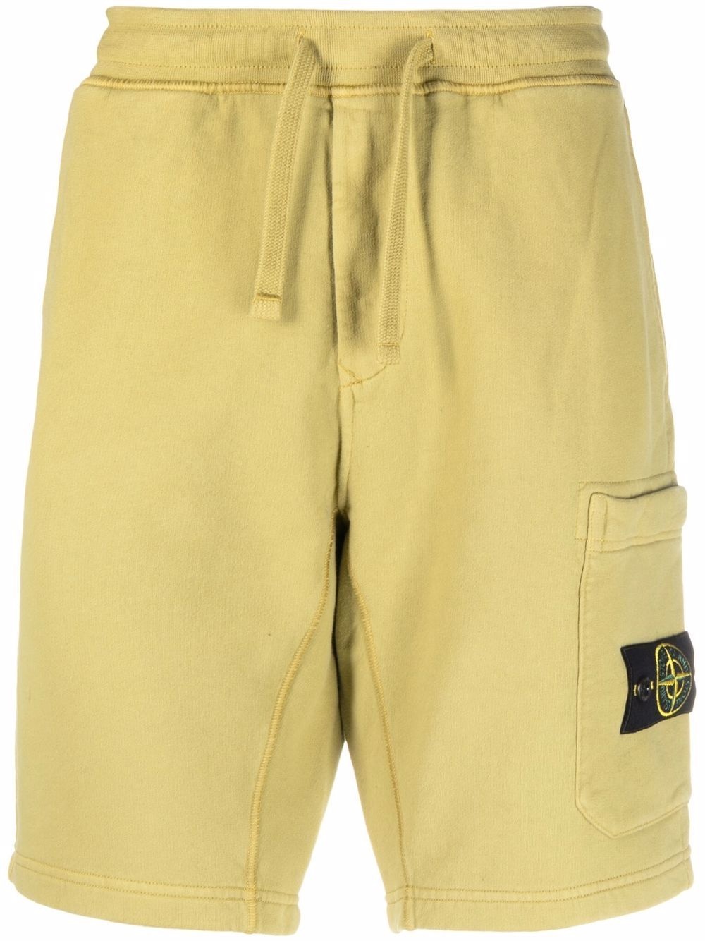 Compass-patch sweat shorts - 1