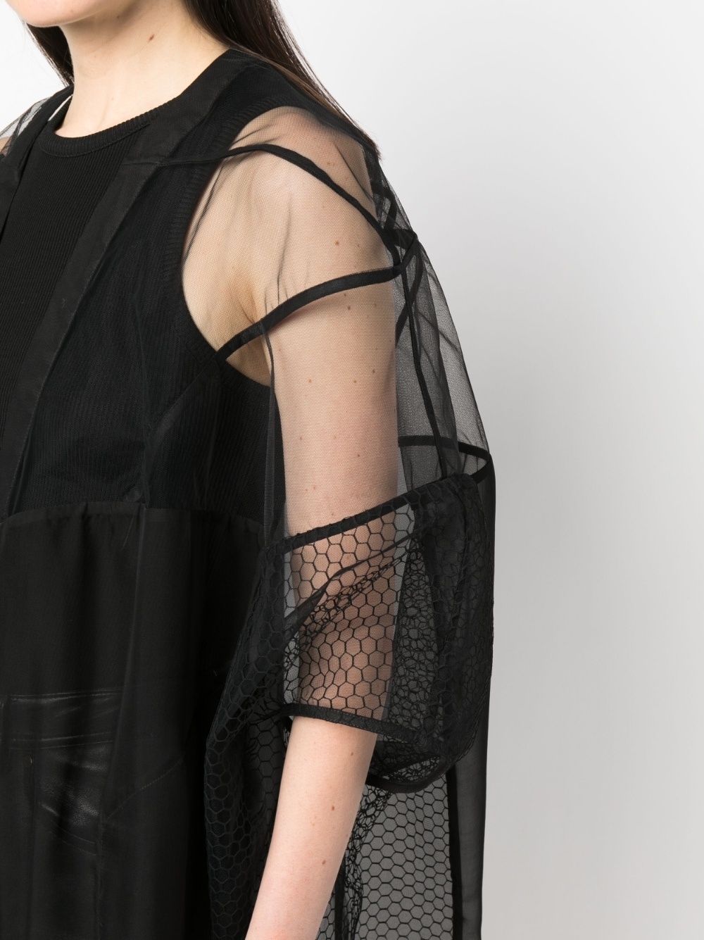 Edfu Tecuatl sheer silk jacket - 5
