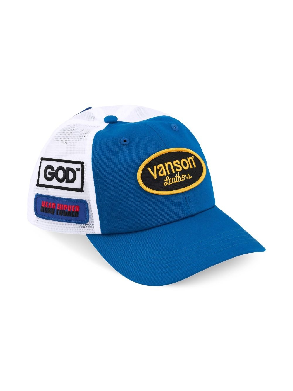 x Hysteric Glamour Mesh Back 6-Panel "Blue" hat - 3