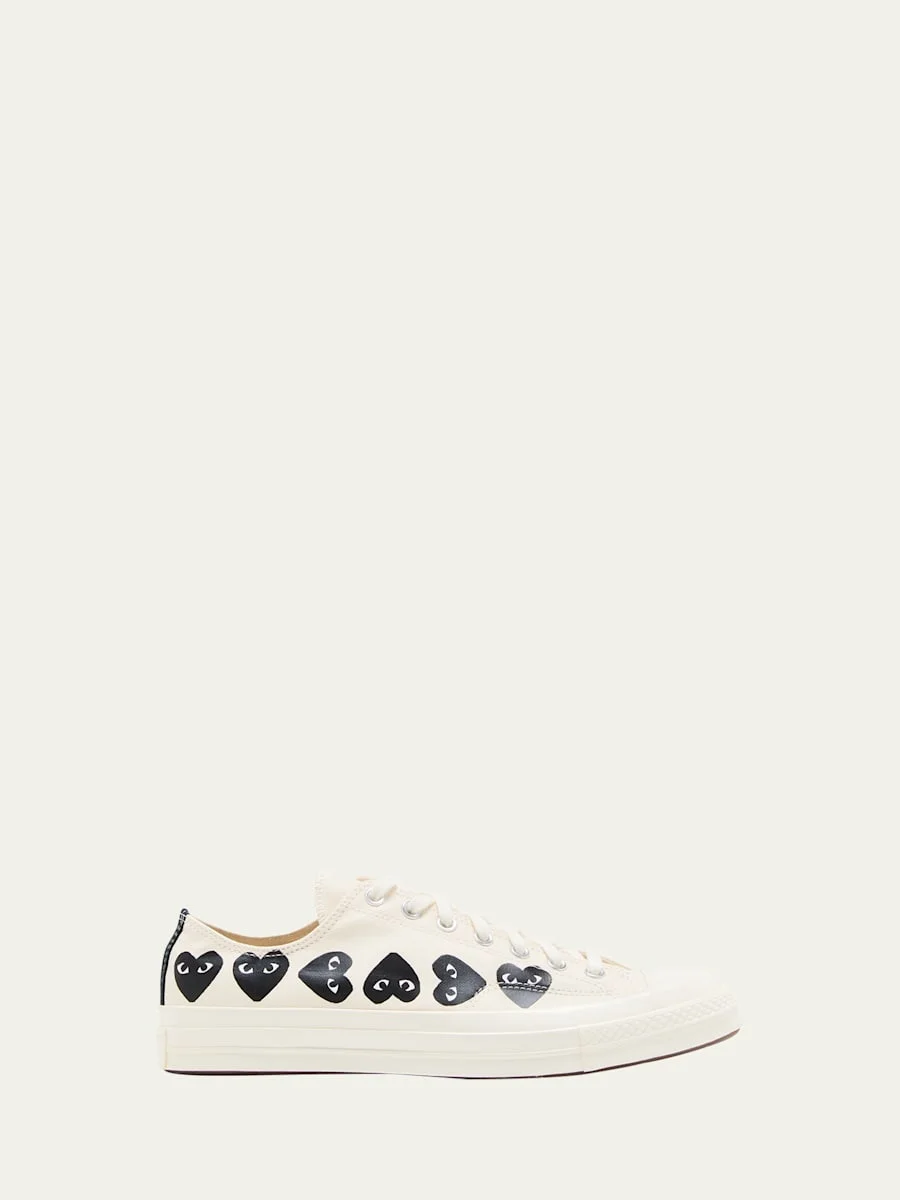 x Converse Men's Chuck 70 Multi Heart Low-Top Sneakers - 1