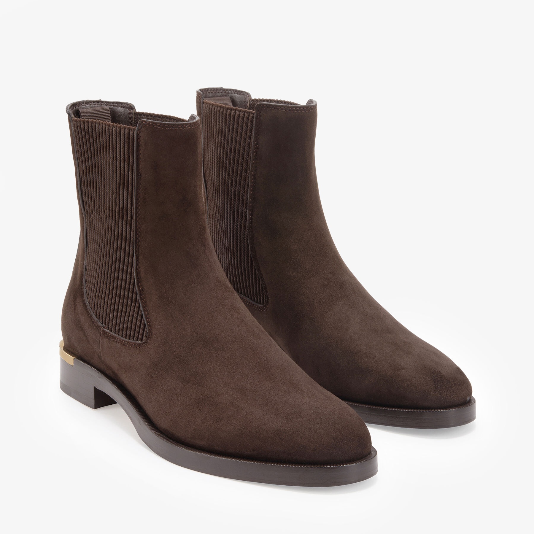 Thessaly 20
Coffee Suede Ankle Boots - 2