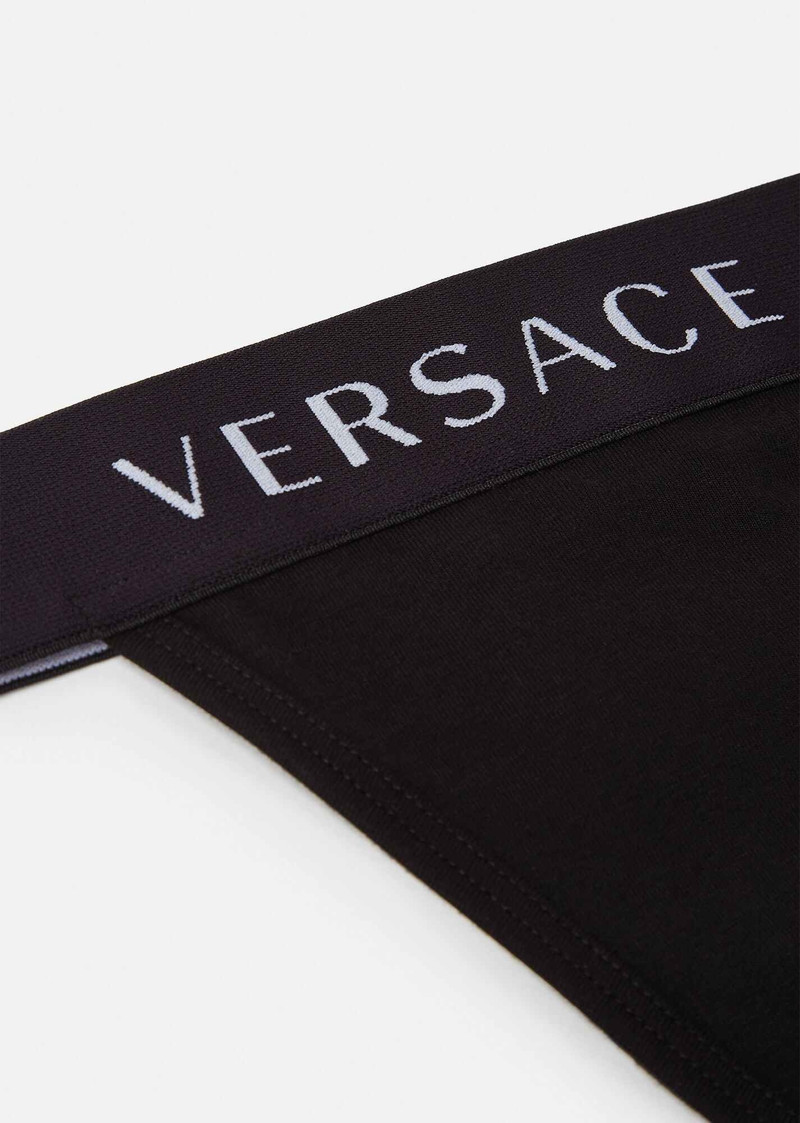 VERSACE Logo Thong outlook