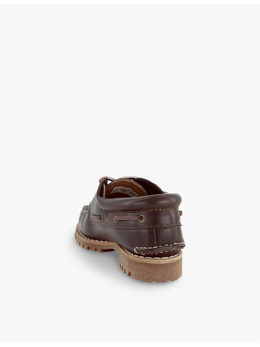 Noreen three-eye leather boat shoes - 4