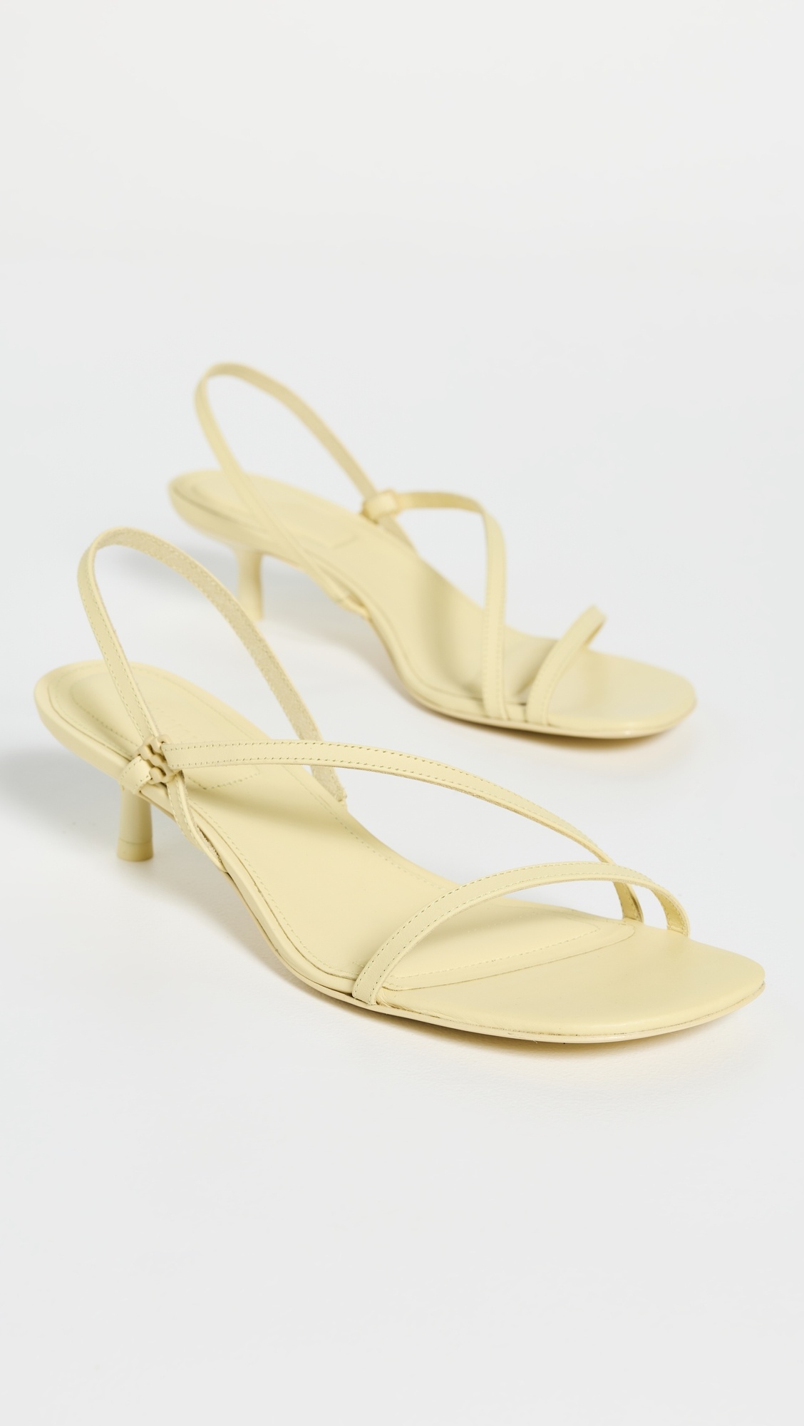 Cedonia Simkhai Logo Stud Strappy Kitten Heel Sandals - 4