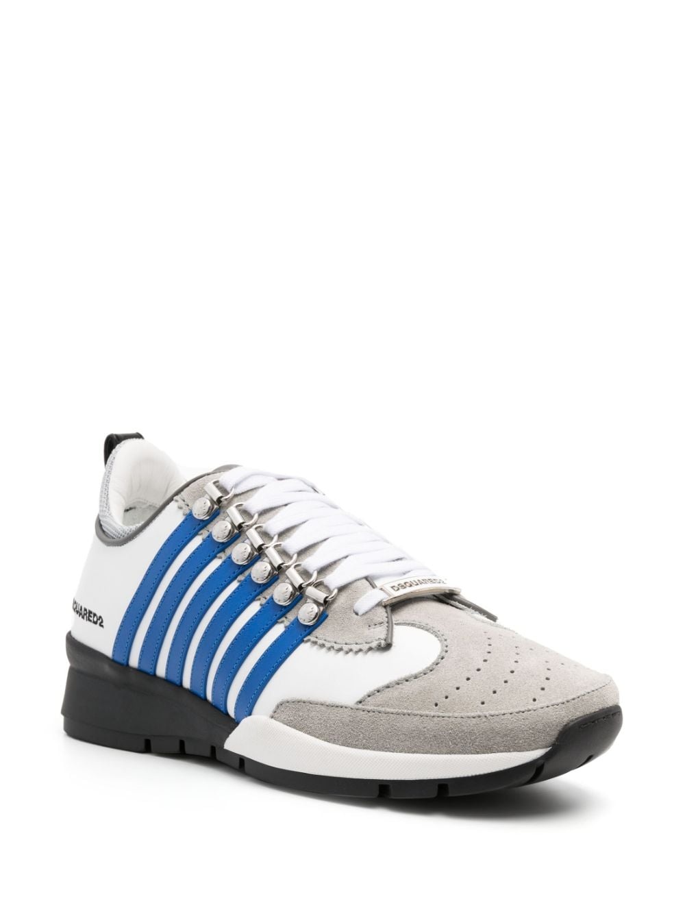 Boxer striped low-top sneakers - 2