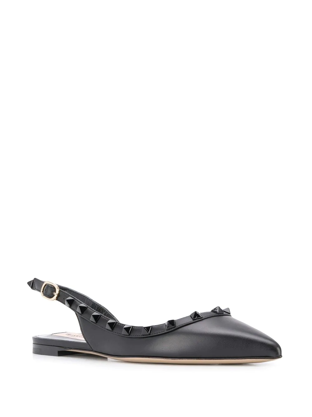 Rockstud slingback slippers - 2