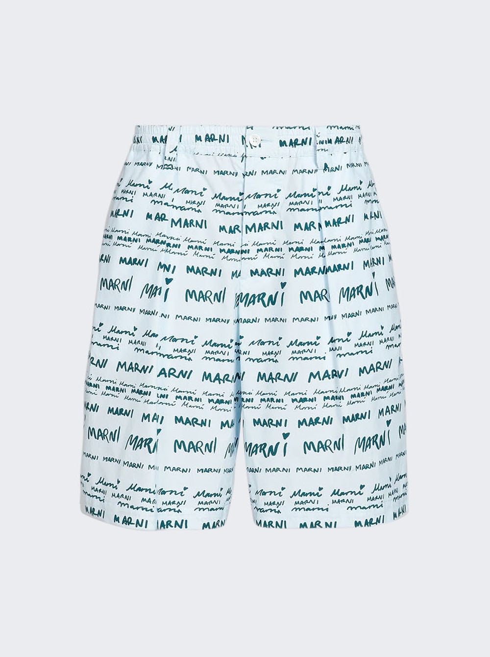 Cotton Poplin Shorts Arctic Blue - 3