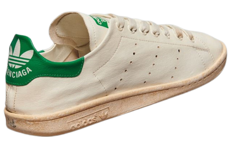 Balenciaga x adidas originals Stan Smith Sneakers 'Vintage White Green' 721835WBDV49703 - 3