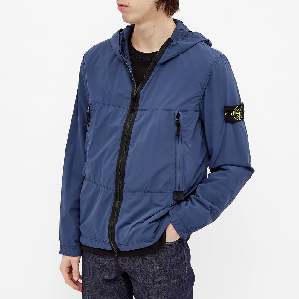 Stone Island Nylon Garment Dyed Hooded Jacket - 5