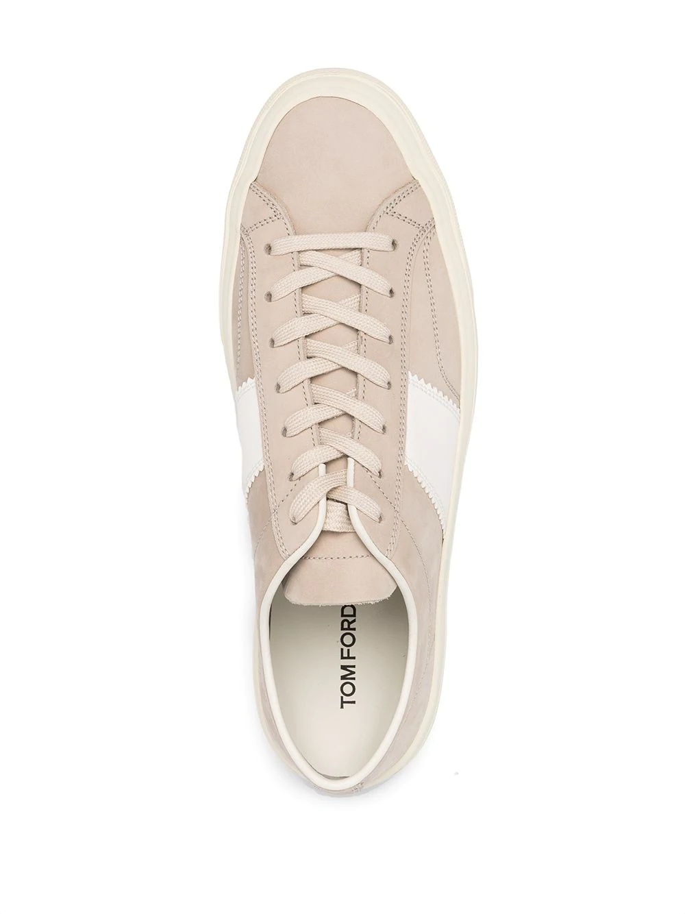 stripe low-top sneakers - 4