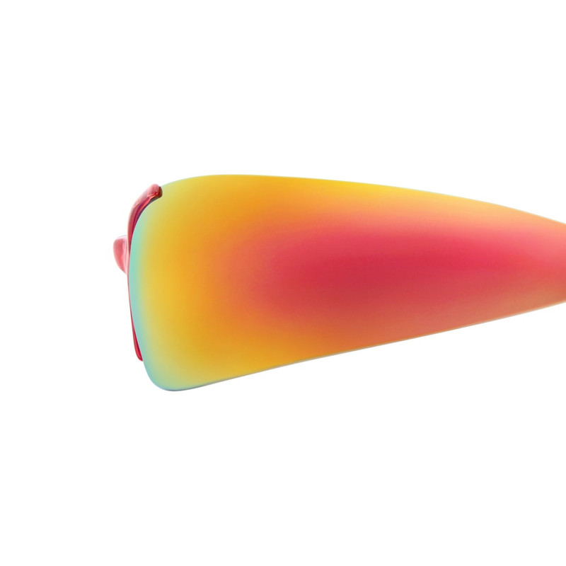 Afterhour Oval Sunglasses in Red 5