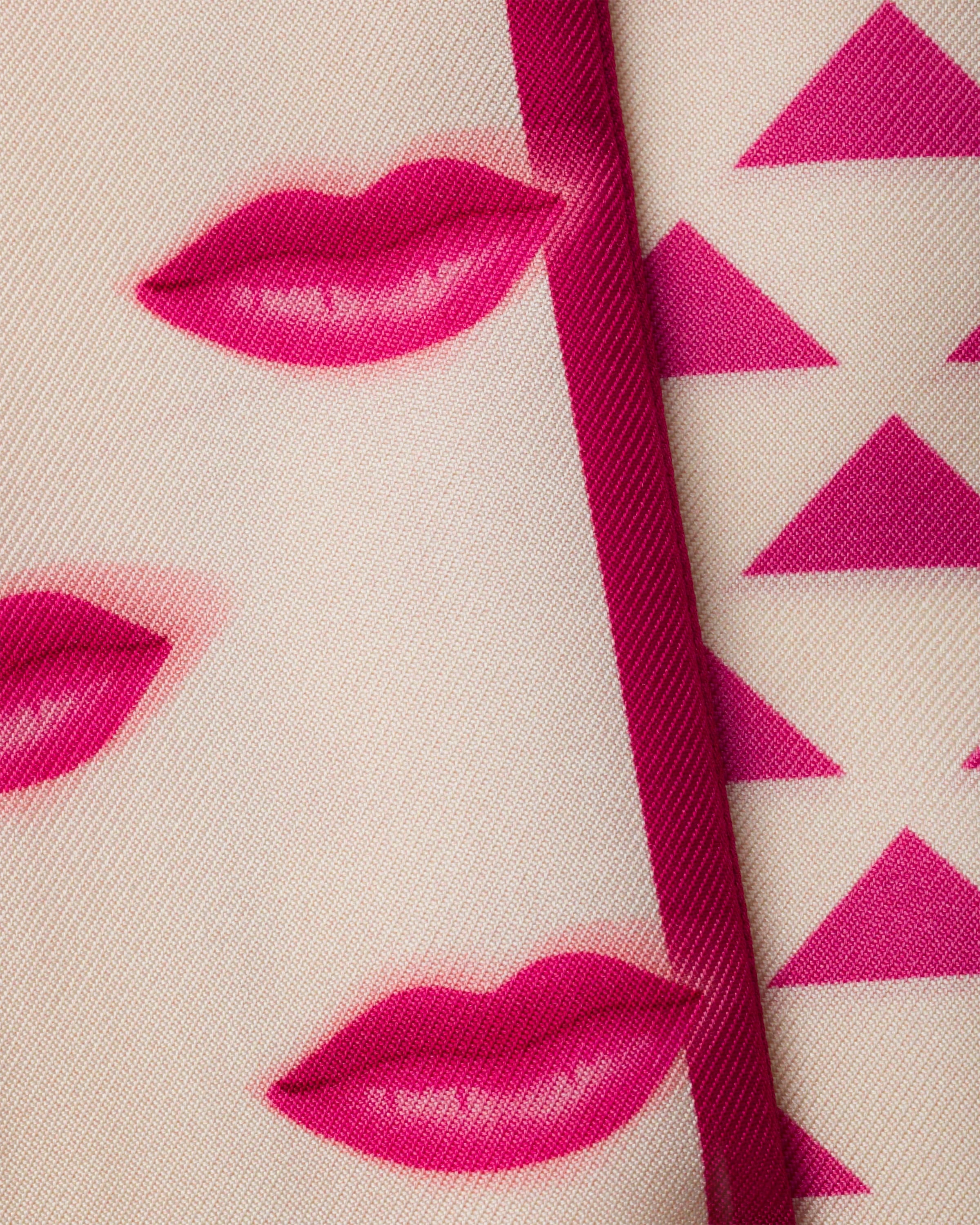 Printed silk twill skinny scarf - 2