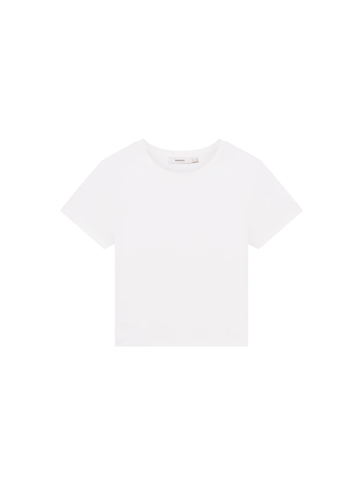 Womens Cropped T-Shirt - Off-White - 1