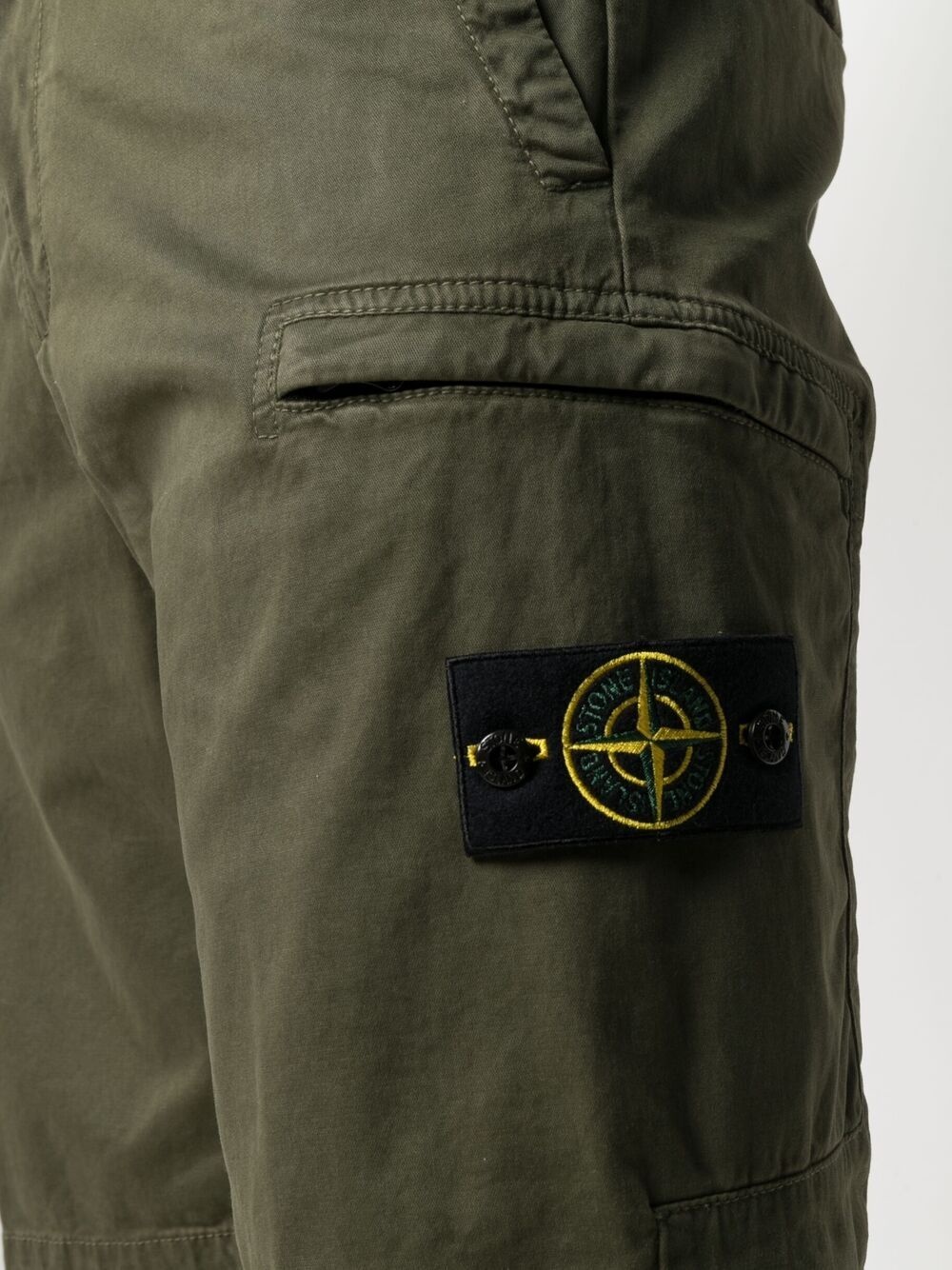 compass logo-patch shorts - 5