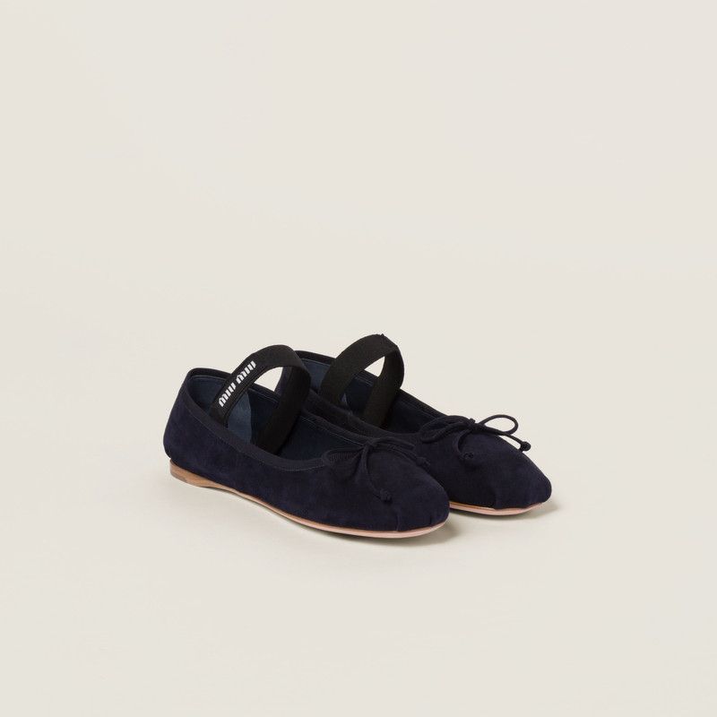 Suede ballerinas 1