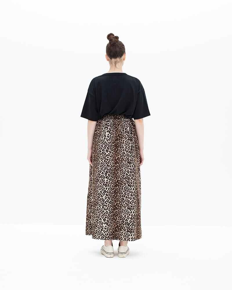 MAXI SKIRT LEOPARD BEIGE - 4