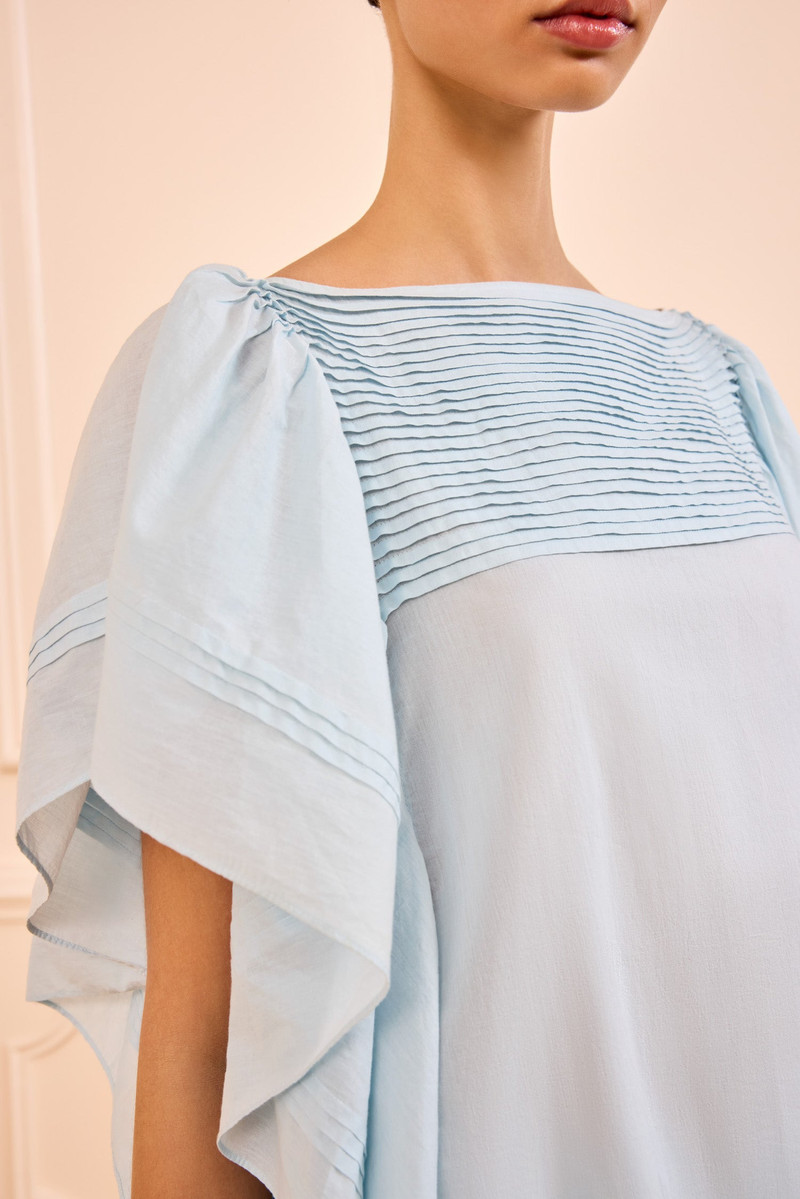 ULLA JOHNSON Lu SS Top with Ruffles outlook