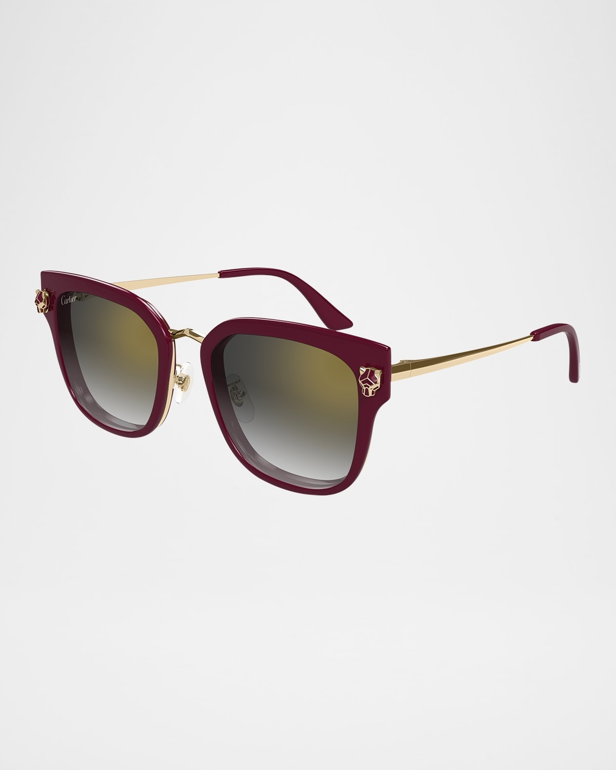 Round Acetate Sunglasses - 1