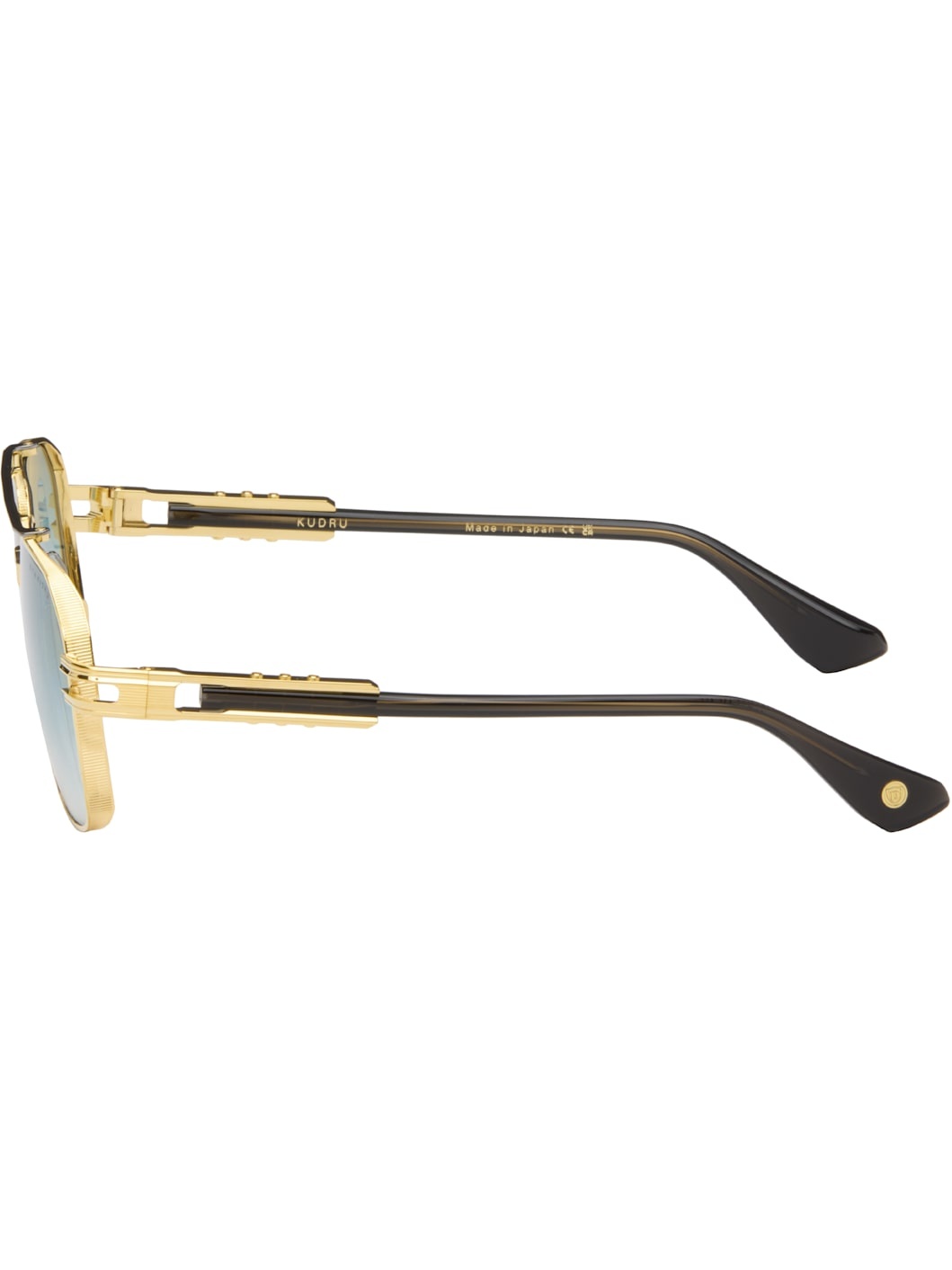 SSENSE Exclusive Gold KUDRU Sunglasses - 3
