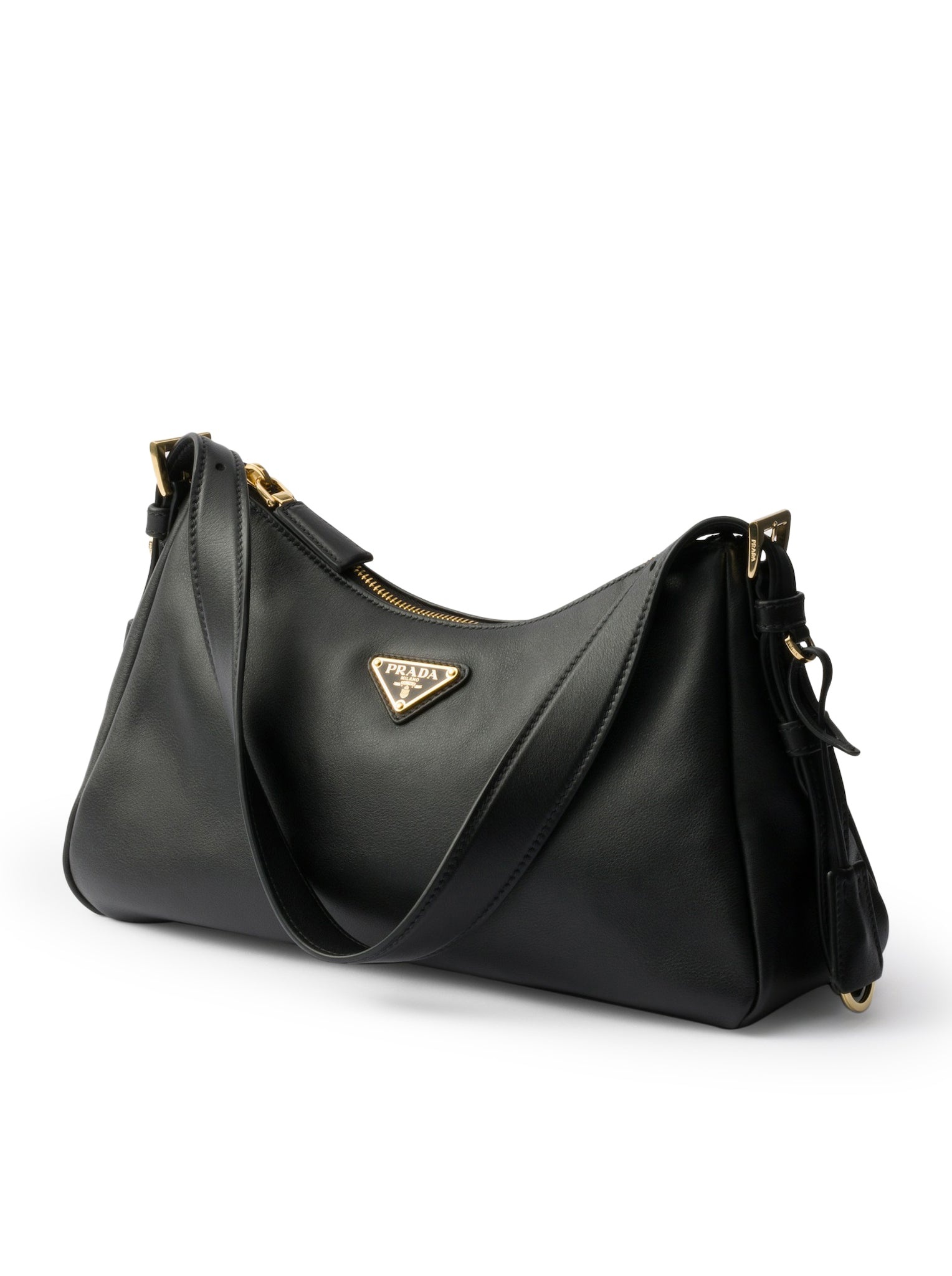 PRADA AIMEE MEDIUM LEATHER SHOULDER BAG - 3