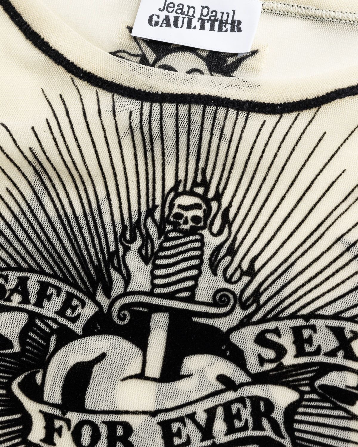 Jean Paul Gaultier – Safe Sex Tattoo Top Nude - 6