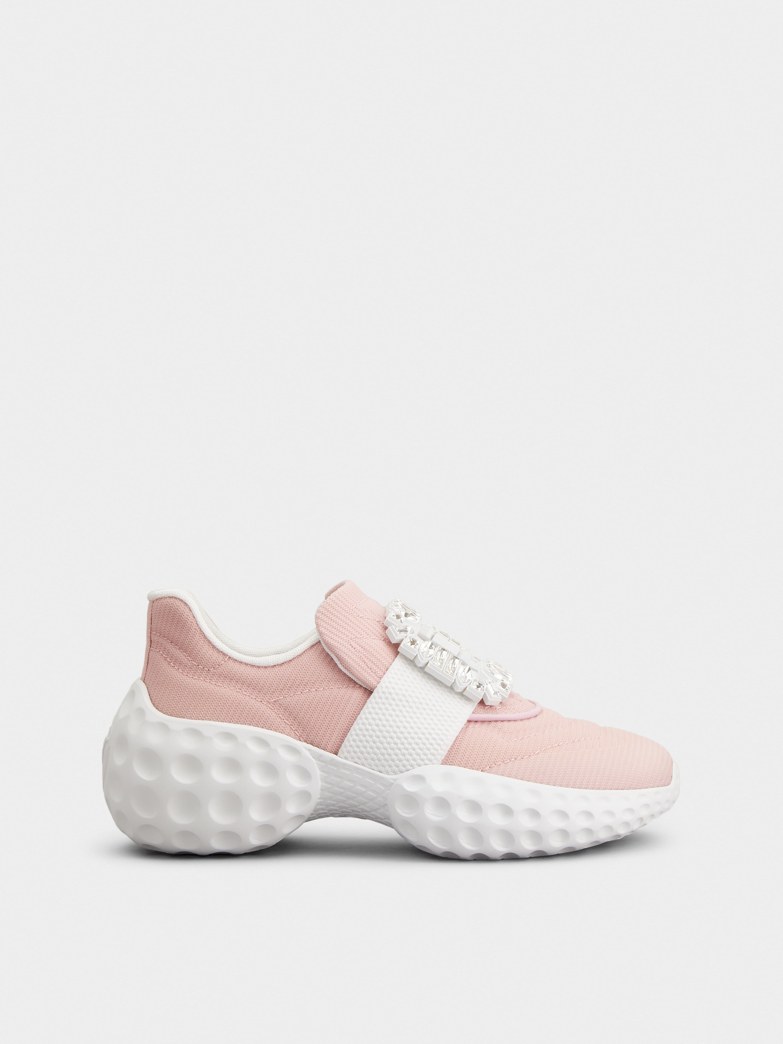 Viv' Run Light Strass Buckle Sneakers in Fabrics - 1
