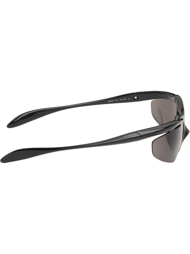 BALENCIAGA Black Turbo D-Frame Sunglasses outlook