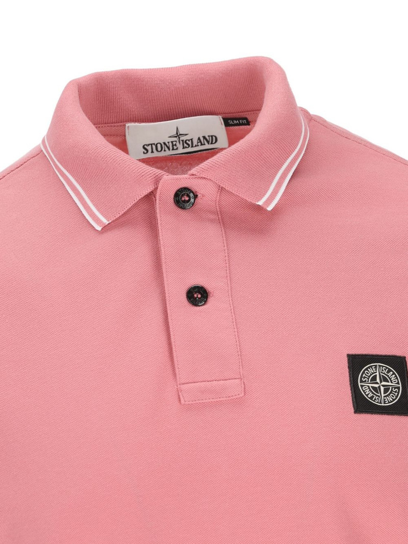 logo-patch polo shirt 4