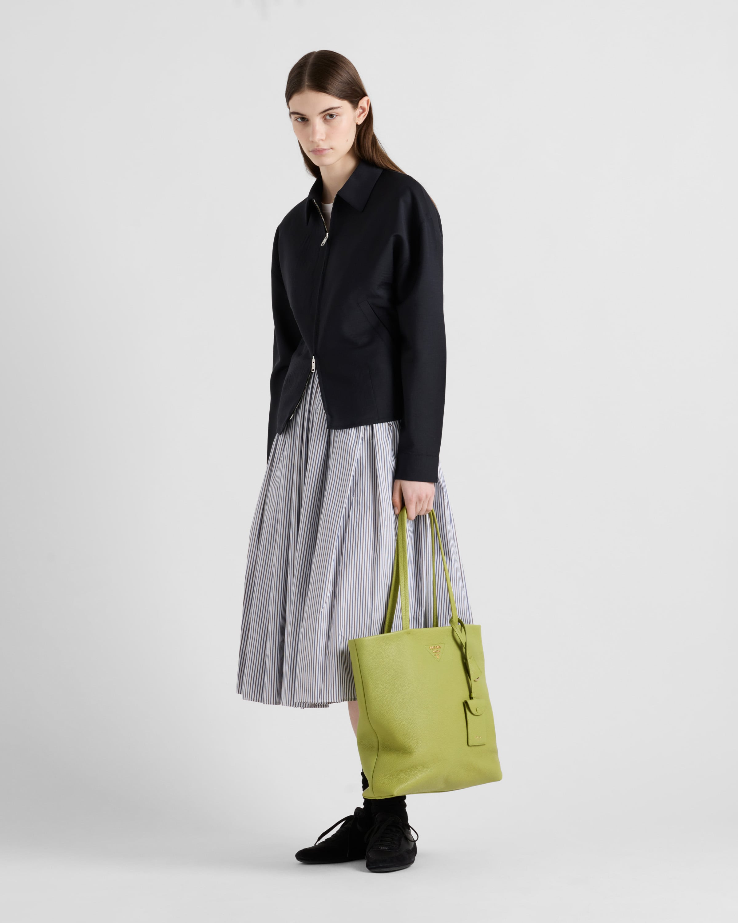 Large leather tote bag - 7