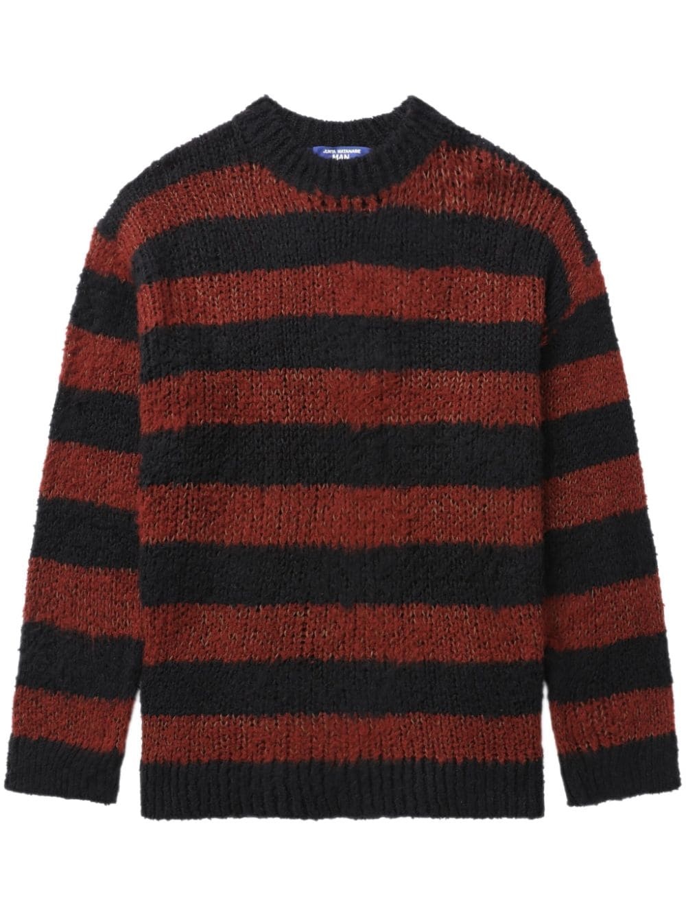 Junya Watanabe MAN knitted striped jumper | REVERSIBLE