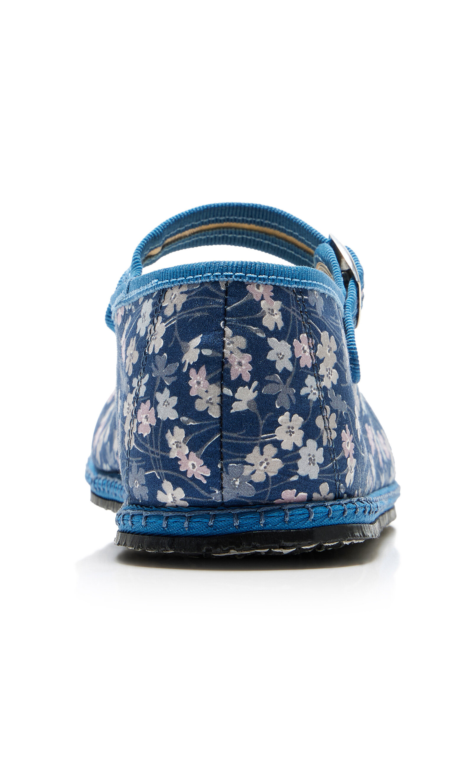 Exclusive Riviera Floral Canvas Mary Jane Flats blue - 4