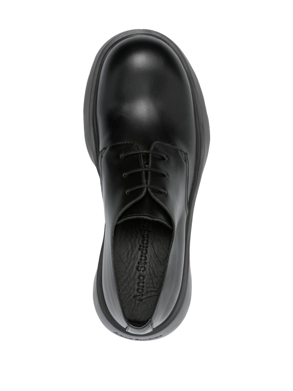 leather derby shoes - 4