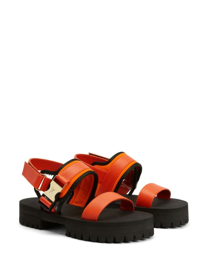 Giuseppe Zanotti Mederic buckled leather sandals outlook