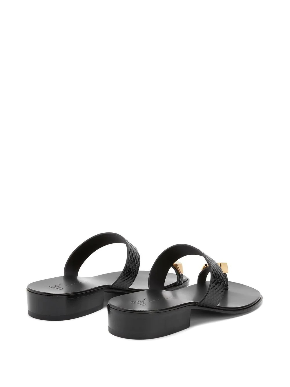 Bardack snakeskin-effect sandals - 3