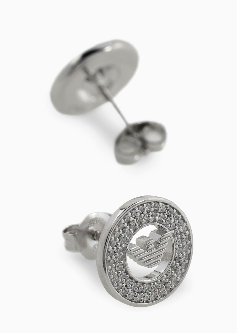 EMPORIO ARMANI Sterling Silver Stud Earrings outlook