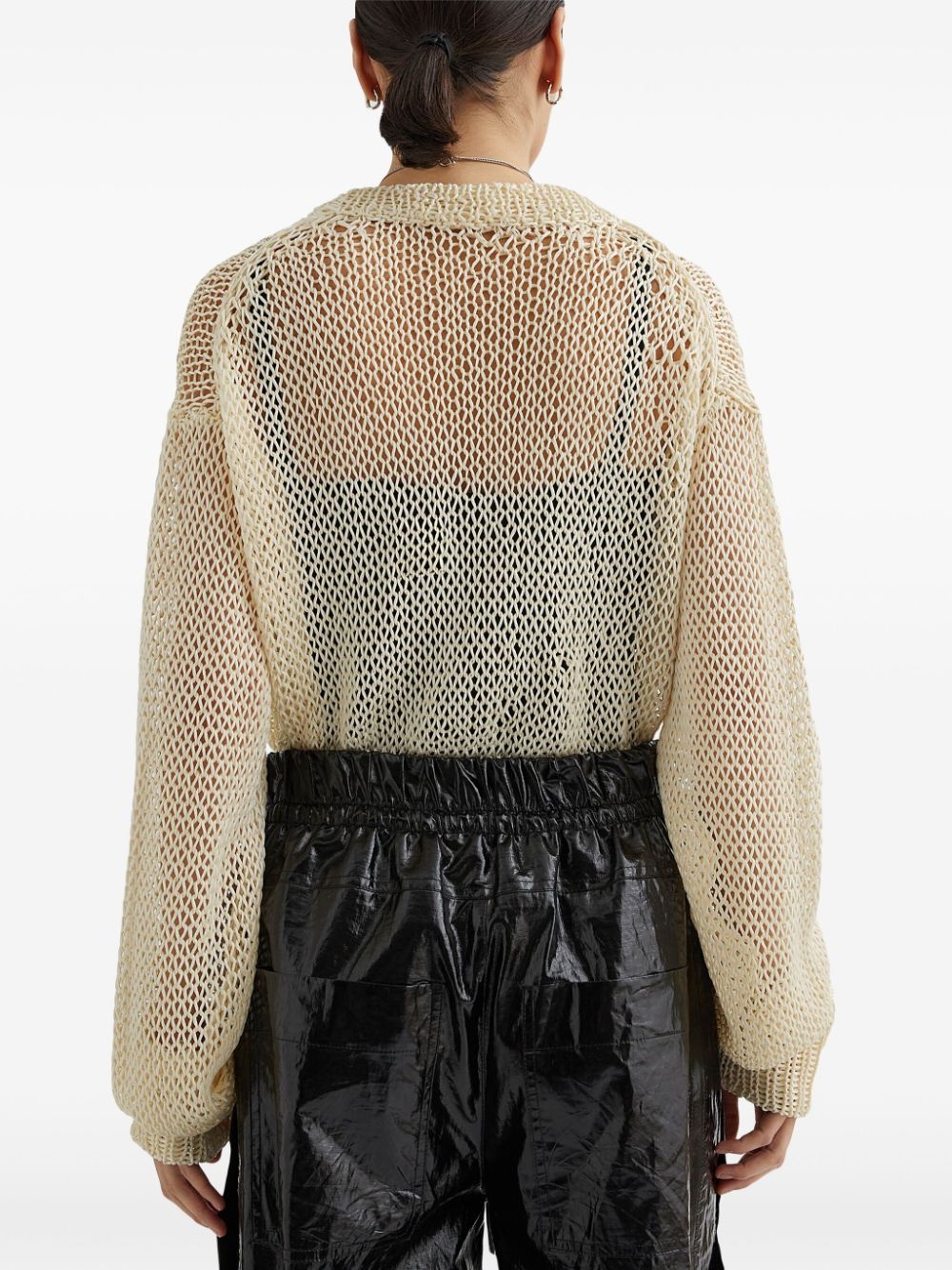open knit Sweater - 4