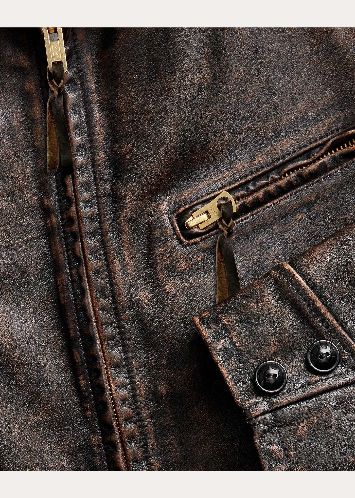 RRL by Ralph Lauren Leather Jacket | REVERSIBLE