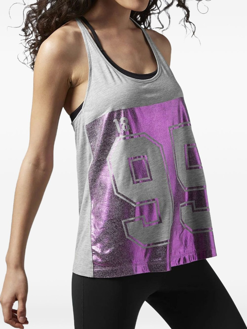 heather metallic tank top 1