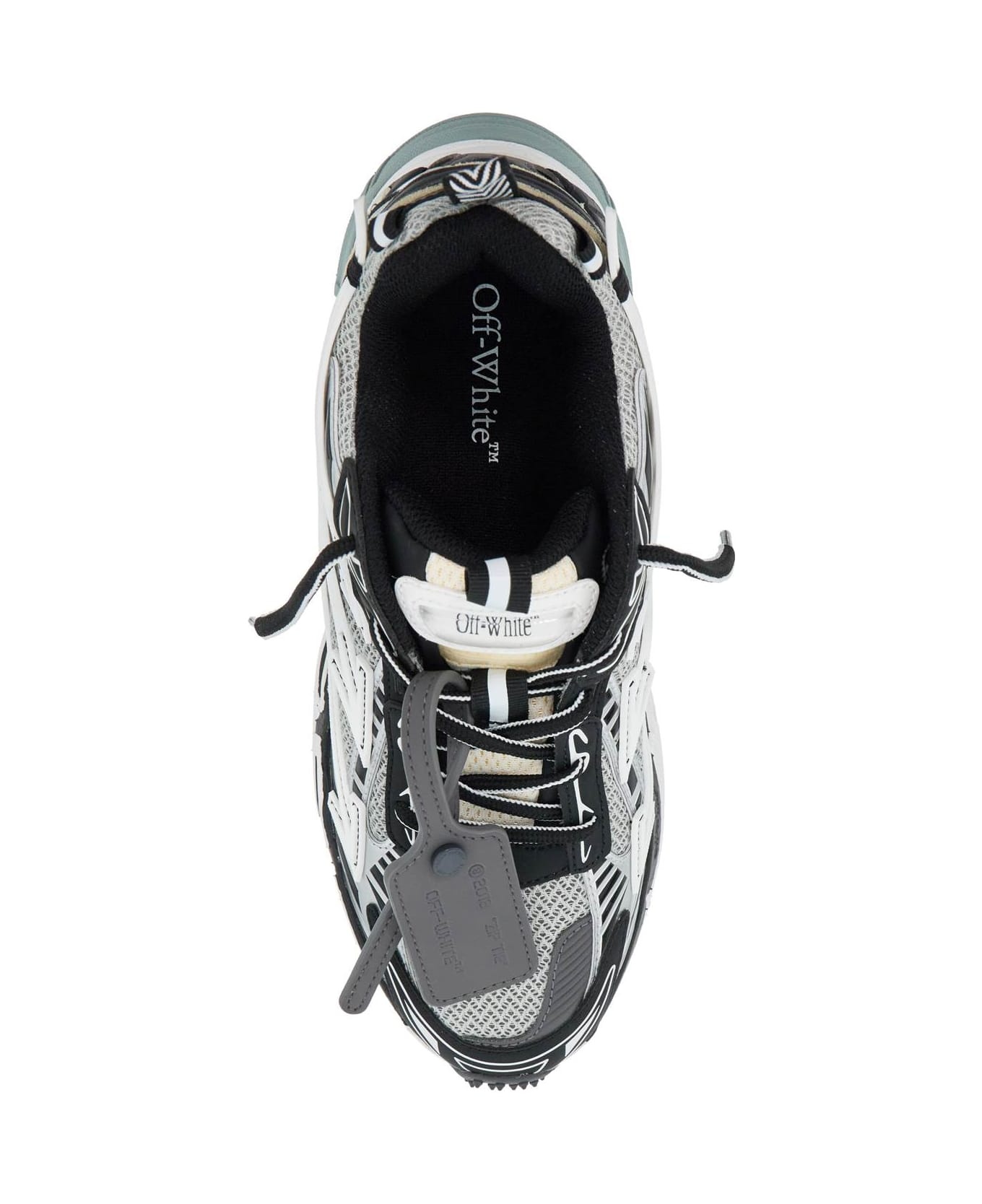 スニーカー OFF-WHITE 'back in action with stylish OWIA289C99FAB001 White/Light Blue Be Right Back in LIGHT BLU for Women | Off